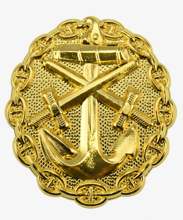 Empire wounded badge of the Navy in 1918 in gold